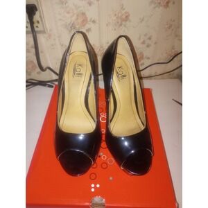 Kali Style Follow Color Black New Jn Box High Heels‎ Size 6